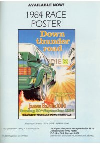 1984 Race Poster